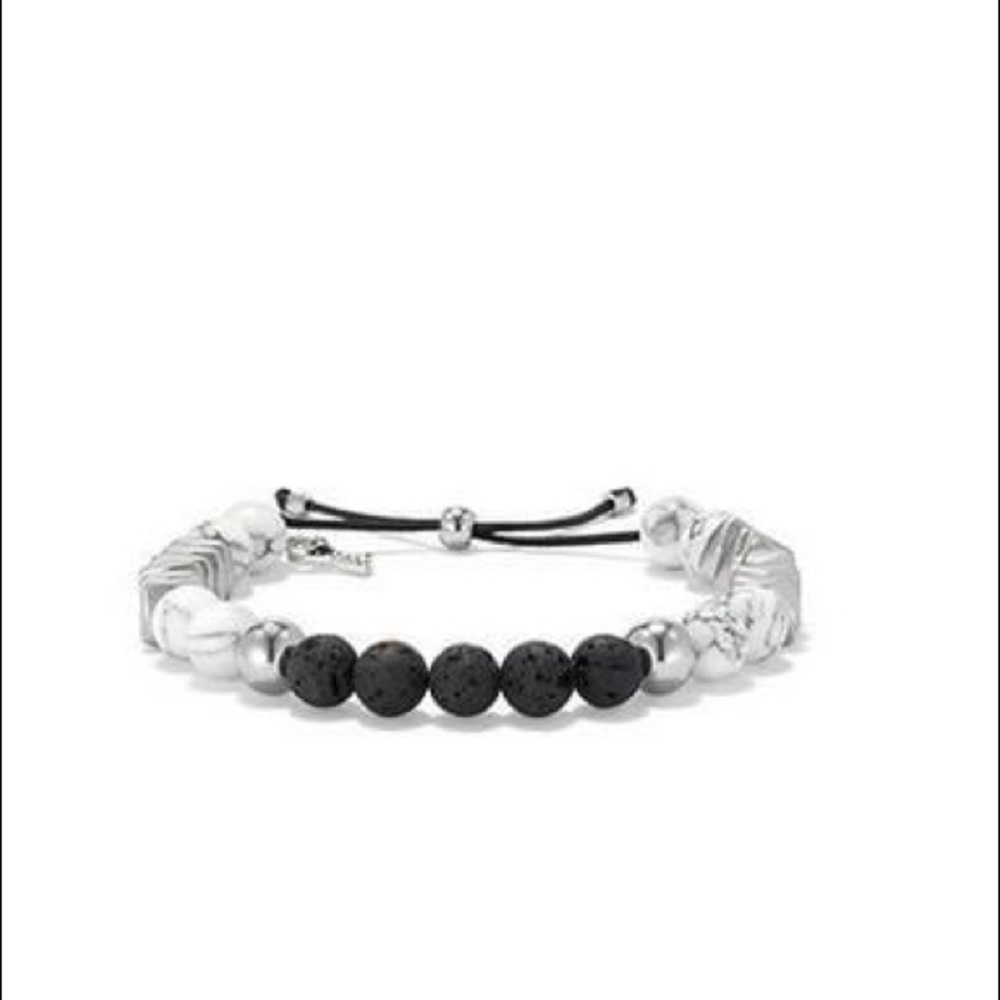 Lava Bead Bracelet Howlite